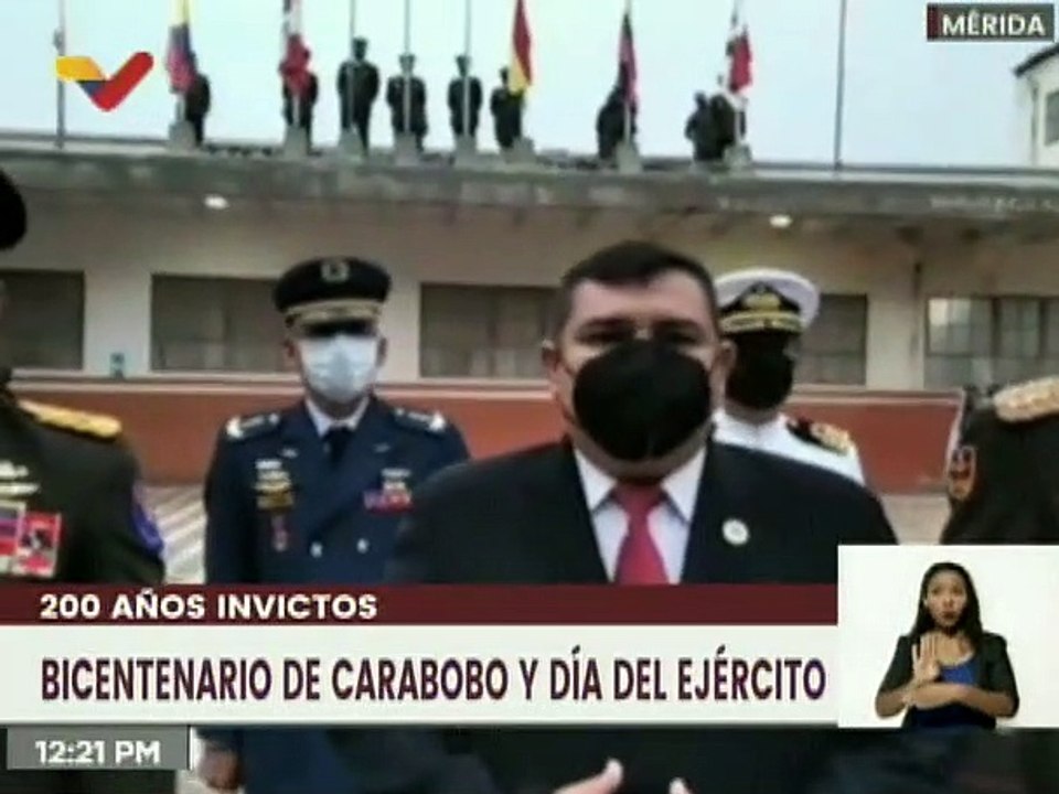 Inician las actividades conmemorativas del Bicentenario de la Batalla de Carabobo en Mérida