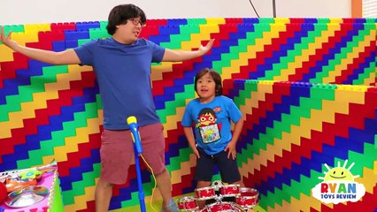 Giant Lego Box Fort No Girls Allow!!!!