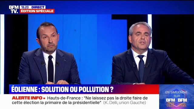 Xavier Bertrand: Le Front national est contre les éoliennes seulement au moment des élections