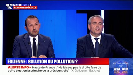 Xavier Bertrand: "Le Front national est contre les éoliennes seulement au moment des élections"