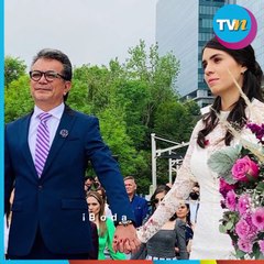 Freddy Ortega se casó con su pareja, Cristina Lorena