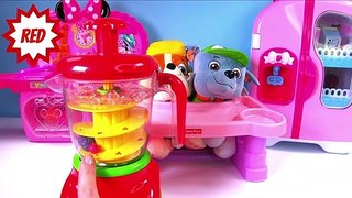 Fizzy Has Fun With Paw Patrol Rubble Rocky Puppies In High Chair