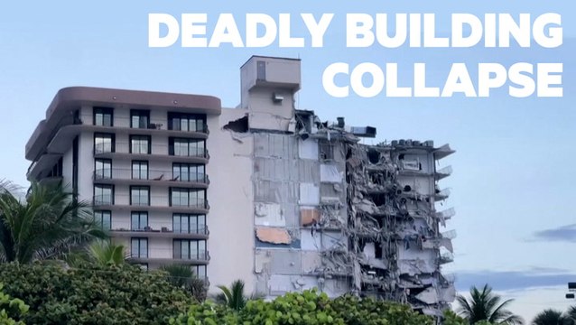 VIDEO: Residential building collapses in South Florida, killing at least one