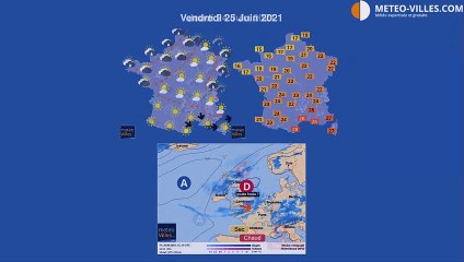 previsions meteo du jeudi 24 juin 2021