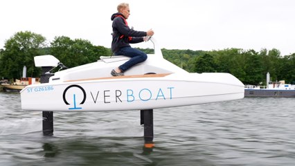 Électrique et silencieux, voici l’Overboat, le petit « bateau qui vole »
