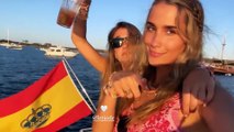 María Pombo vuelve a casa tras unas cortas vacaciones en Ibiza