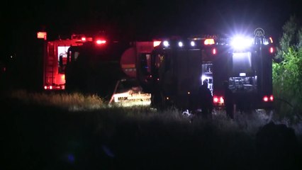 ANTALYA - Cam fabrikasının deposunda çıkan yangın söndürüldü