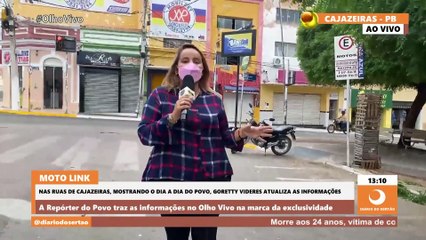 Feriado de São João e pandemia deixam Cajazeiras com cara de cidade fantasma; veja imagens