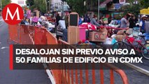 Desalojan a familias y departamentos en la Merced