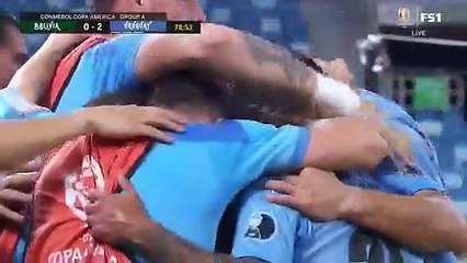 Bolivia 0-2 Uruguay - Edinson Cavani Goal - 24.06.2021
