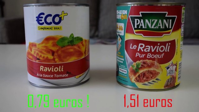 TEST - Ravioli ECO+ VS Ravioli PANZANI !