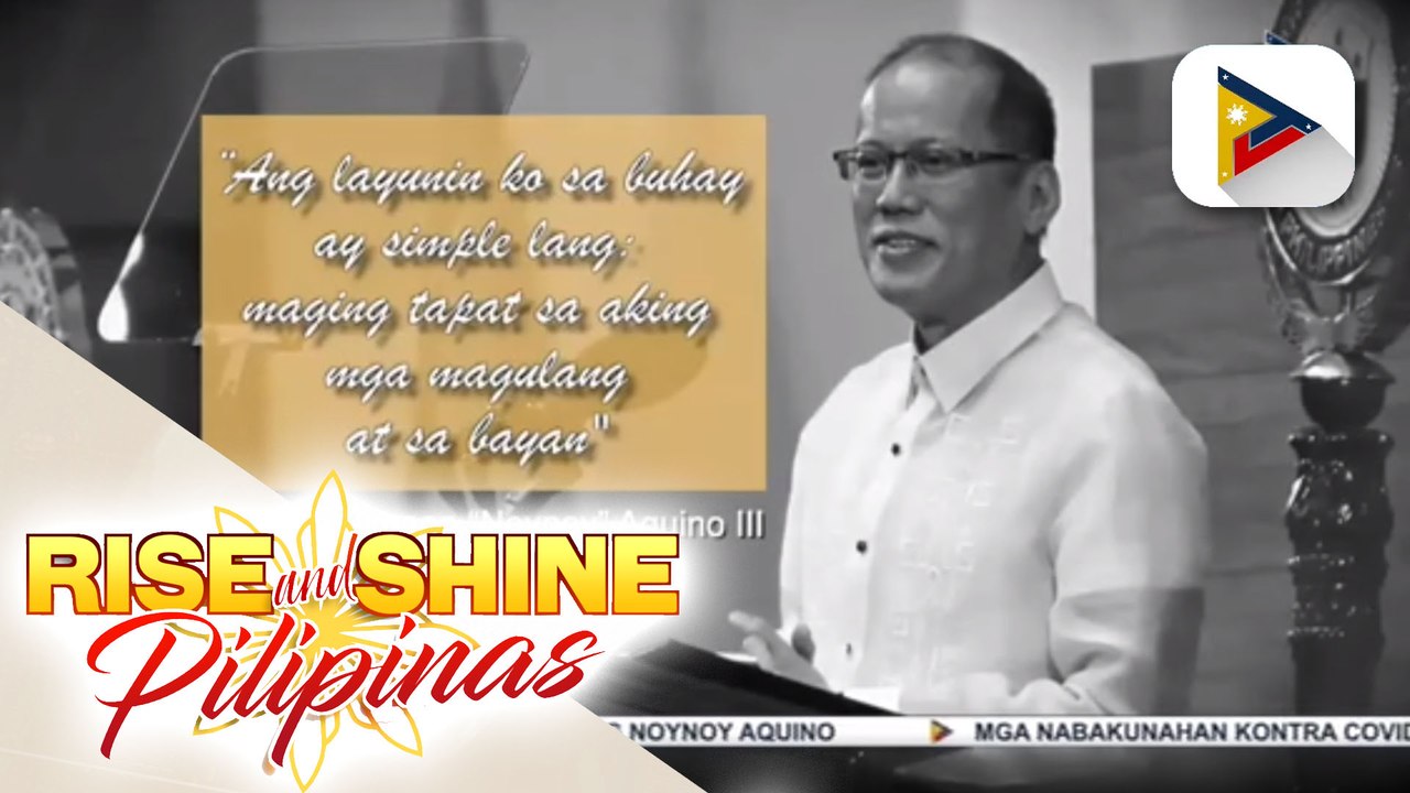 Pakikiramay ng Rise and Shine Pilipinas kay dating Pangulong Benigno Simeon "Noynoy" Aquino III
