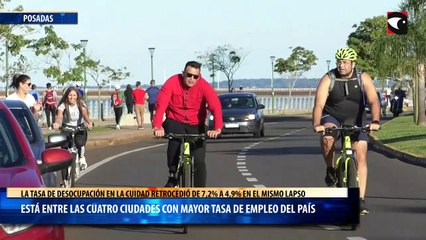 Posadas está entre las cuatro ciudades con mayor tasa de empleo del país