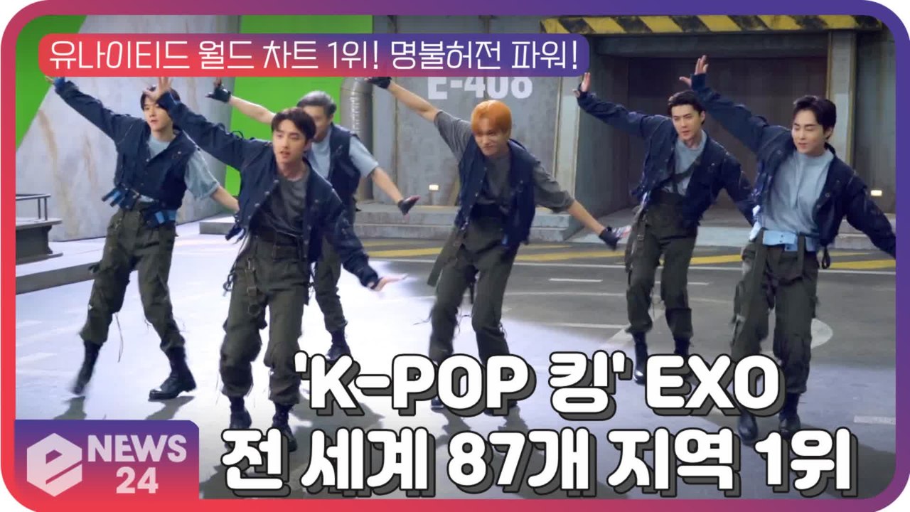 ‘K-POP 킹’ 엑소(EXO), 스페셜 앨범 월드 차트 1위 명불허전 파워!
