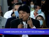 Evo Morales: Aquí estamos reunidos los antiimperialistas, ALBA-TCP es una esperanza de los pueblos