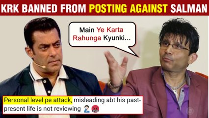 KRK Restricted From Posting Against Salman Khan By Mumbai Court | Gets Slammed By Netizens