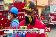Cercado de Lima: hombre muere tras derrumbe de una casona en Barrios Altos