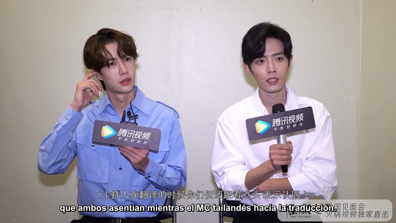 [SUB ESPAÑOL] 190924 The Untamed: Xiao Zhan y Wang Yibo Special "Juegos, preguntas e índice de afinidad comprobado"