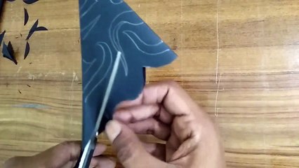 paper cutting DESING I how to make easy paper cutting desing for HOME decoration