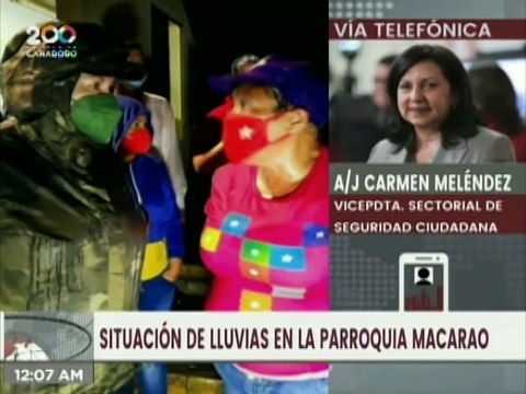 Gobierno atiende contingencia en Parroquia Macarao y zonas de Caracas afectadas por fuertes lluvias