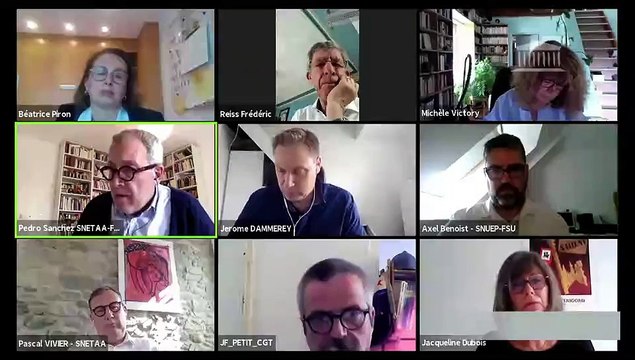 Cadre de l’enseignement hybride et à distance : Table ronde des syndicats de l’enseignement professionnel ; Table ronde des syndicats de l’enseignement supérieur - Jeudi 24 juin 2021