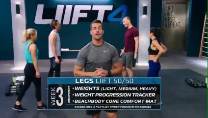 Week 3 - 4 - Legs Liift 50/50