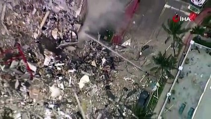Miami'de 12 katlı apartman yıkıldı, binada yaşayan 99 kişiden haber alınamıyor