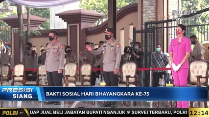Pelaksanaan Bakti Sosial Serentak di Lapangan Bhayangkara