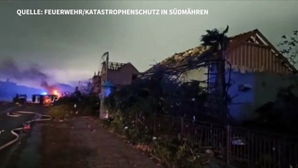 Tornado hinterlässt schwere Schäden in tschechischem Dorf