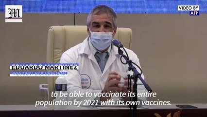 Cuba doctors say country will be first to fully inoculate with own vaccine