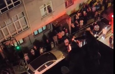 Küçükçekmece'de kadın 3'üncü kattan atladı, başka çatıya düştü