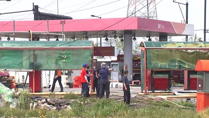 고양 LPG 충전소 근처 비닐하우스에서 불...주민 대피 / YTN
