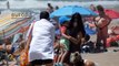 Elena Furiase y Lolita Flores disfrutan de una divertida jornada de playa junto al pequeño Noah