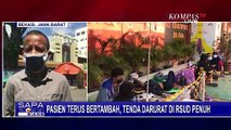 Velbed Tenda Darurat Terisi Penuh, Pasien Sampai Berada di Emperan RSUD di Bekasi