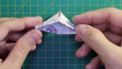 Money origami hat easy demo - origami money vietnam