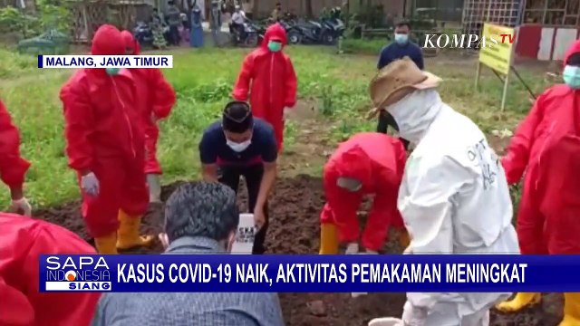 Kasus Covid-19 di Malang Bertambah, Aktivitas Pemakaman Ikut Meningkat