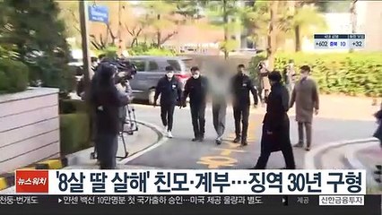 Download Video: '8살 딸 살해' 친모·계부…징역 30년 구형