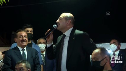 Bakan Soylu, Şenyayla üs bölgesinde güvenlik toplantısı yaptı