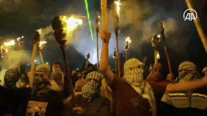 Filistinlilerin 'gece karmaşası' eylemleri sürüyor