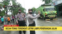 Pegang Tiang Lampu Jalan, Bocah di Purwodadi Tewas Tersengat Listrik