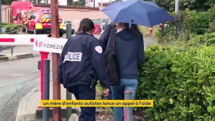 Handicap : grimpée en haut d’une grue, une mère réclame une prise en charge sérieuse pour ses enfants