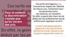 fin aux tarifs sexistes dans les salons de coiffure