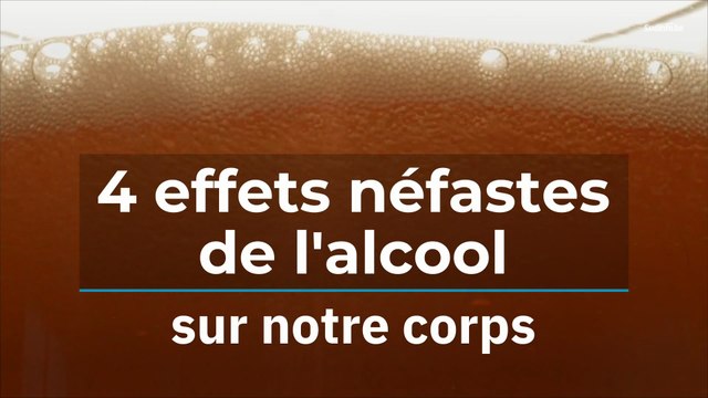 4 effets néfastes de l'alcool sur notre corps