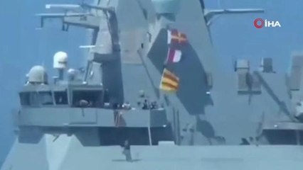 Rusya, İngiliz gemisine uyarı ateşi açma görüntülerini yayınladı