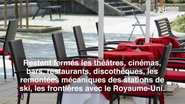 Covid : Ce qui est interdit ou restreint actuellement