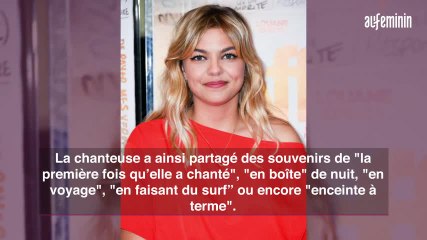 Louane dévoile une rare photo d'elle enceinte