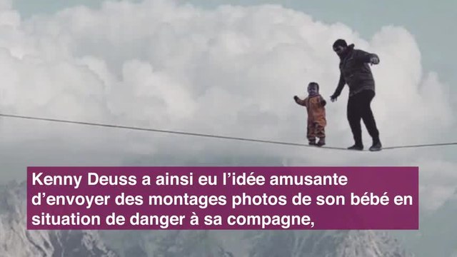Ce papa réalise des montages hilarants de son bébé