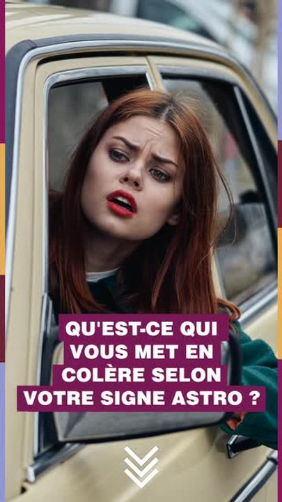 Colère signe astro - snapchat video