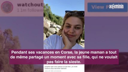 Louane partage une vidéo avec sa fille