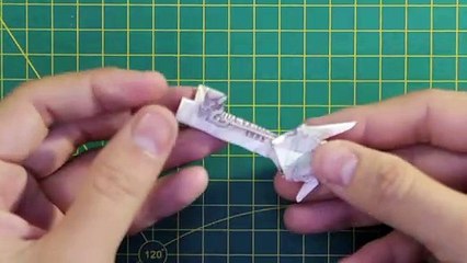 Money origami key crane demo - origami money vietnam